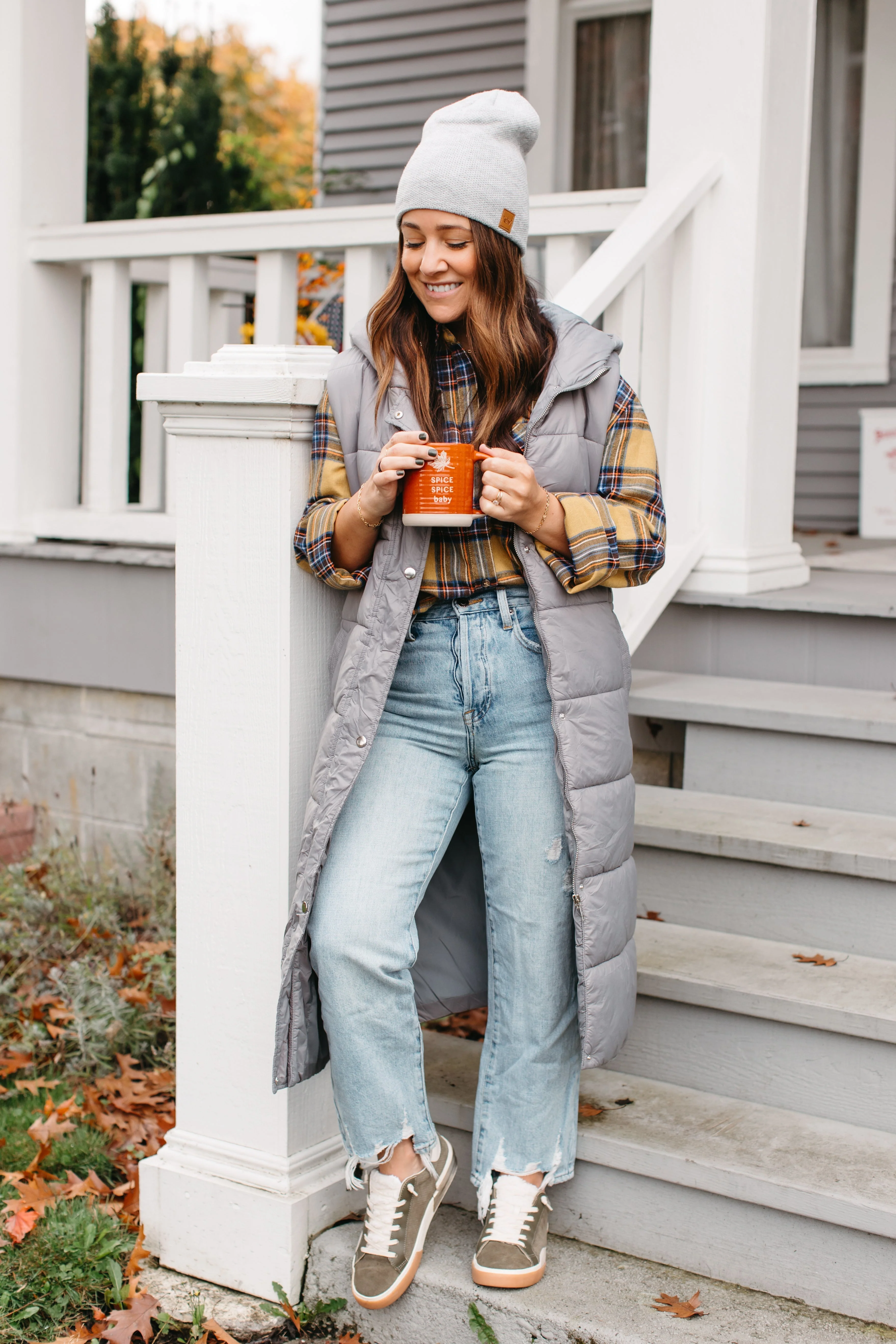 Lacrosse Long Puffer Vest - Graphite